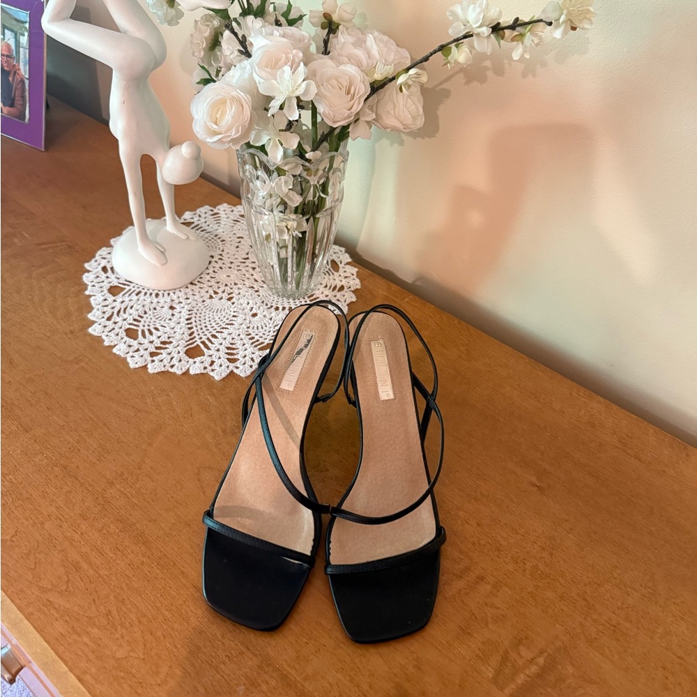 Princess Polly Black Strappy Women's ‘Billini’ Heels